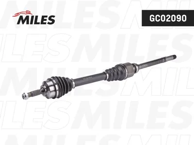 MILES GC02090 Привод в сборе прав. Peugeot 206 (98-12) 1.1i1.4i1.6i1.4 HDi