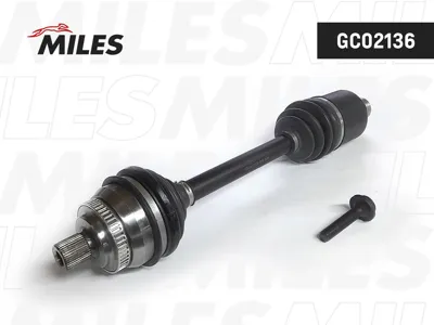 MILES GC02136 Привод в сборе правый (ABS) VW Sharan Ford Galaxy Seat ALHA Mercedes RA 1.9D 95-00 МКПП (GKN 302835)