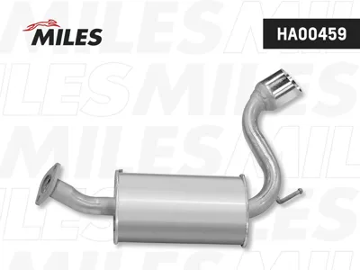 MILES HA00459 Глушитель Chevrolet Captiva (06-) левый 2.0 D