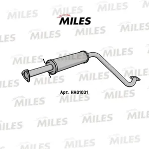 MILES HA01031 Резонатор Chevrolet Lanos 97- (короткий)