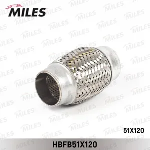 MILES HBFB51X120 Труба гофрированная с внутренним плетением 51X120