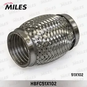 MILES HBFC51X102 Труба гофрированная (гофра) внутренним металлорукавом 51X102 (BOSAL 265-567)