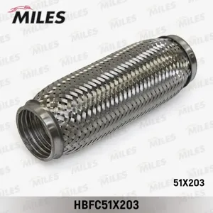 MILES HBFC51X203 Гофра глушителя с внутренним металлорукавом 51X203