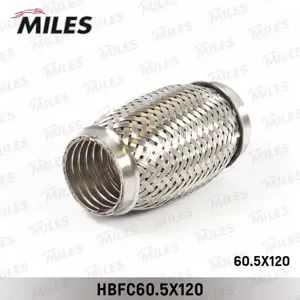 MILES HBFC605X120 Труба гофрированная (гофра) внутренним металлорукавом 60.5X120 (BOSAL 265-587) HBFC60.5X120