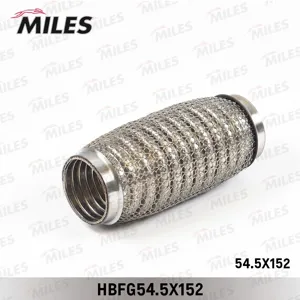 MILES HBFG545X152 Труба гофрированная (гофра) кольцевым плетением и металлорукавом 54.5X152 HBFG54.5X152