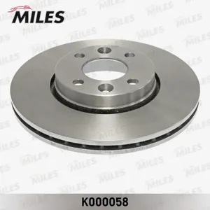 MILES K000058 Диск тормозной Lada Largus Vesta Nissan Note 06- Renault Megane II перед.вент.