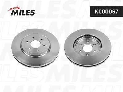MILES K000067 Диск тормозной Nissan Pathfinder 05> Navara 05> передний