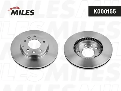 MILES K000155 Диск тормозной Mazda 323 2.0 01-04626 2.0 98-026 1.8 02-PREMACY 2.0 99- пер.