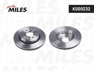 MILES K000232 Диск тормозной Kia SHUMA 01-04SPECTRA 00- передний вент. D 258мм.