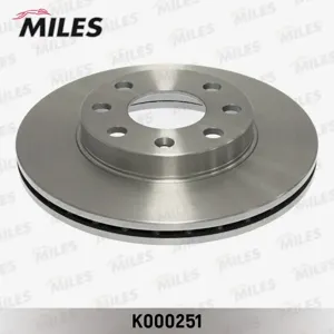 MILES K000251 Диск тормозной Chevrolet Lanos Aveo Spark Astra F Corsa B Vectra A передний вент