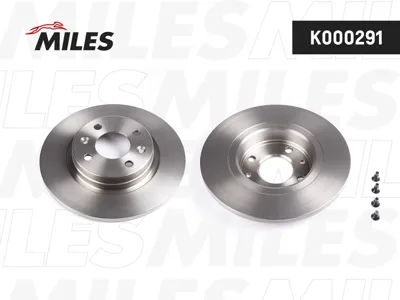 MILES K000291 Диск тормозной Renault Logan Sandero передний не вент.D 259мм.