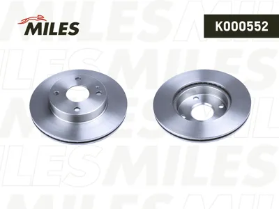 MILES K000552 Диск тормозной Mazda 323 1.3-1.8 89- передний вент. D235мм. (TRW DF2719)