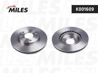 MILES K001609 Диск тормозной Kia Ceed 12- передний вент. D=280мм