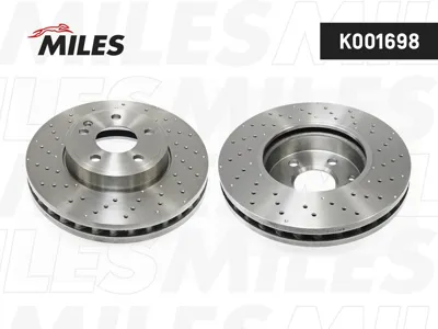 MILES K001698 Диск тормозной Mercedes A(W176) 12-B(W246) 11- передний D 295мм