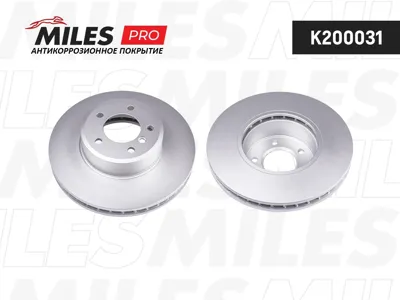 MILES K200031 Диск тормозной BMW E6061 2.0-3.0 03- передний вент.
