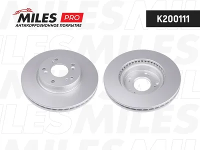 MILES K200111 Диск тормозной (серия PRO с антикоррозионным покрытием) Honda Civic 06FR-V 05STREAM 02 передний вент.