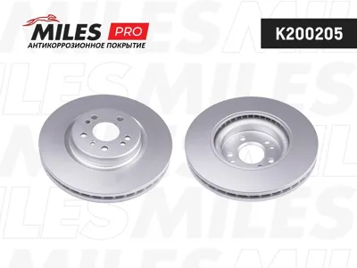 MILES K200205 Диск тормозной (серия PRO с антикоррозионным покрытием) Mercedes ML W164R W251 280-350 05- передний вент. D330мм.