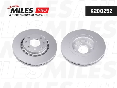 MILES K200252 Диск тормозной Chevrolet Lanos Daewoo Nexia 14 Opel Astra F Vectra AB пер.вент