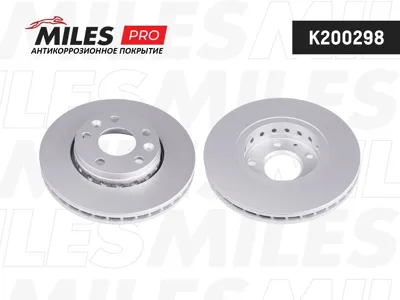 MILES K200298 Диск тормозной (серия PRO с антикоррозионным покрытием) Renault Fluence 10- Laguna 07- Megane 08- передний вент. D280мм.