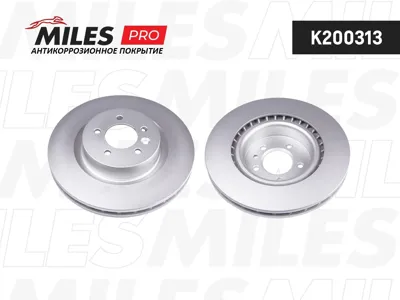 MILES K200313 Диск тормозной Land Rover Discovery Range Rover IIISPORT 2.7D-5.0 05- передний