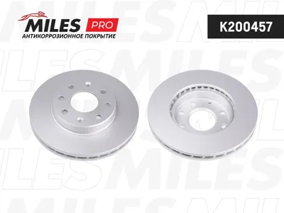 MILES K200457 Диск тормозной Chevrolet Lanos Aveo Spark Opel Astra F Corsa B Vectra A передний вент