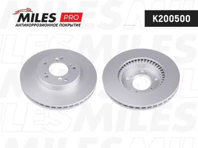 MILES K200500 Диск тормозной Honda cr-v i 2.0 95>02h-rv 97> Prelude 96>00 передний вент.