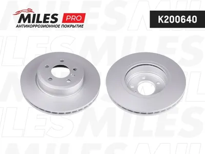 MILES K200640 Диск тормозной (серия PRO с антикоррозионным покрытием) BMW X3 E83 2.0-3.0 04- передний вент.