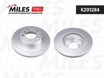 MILES K201284 Диск тормозной BMW 1 F20 118-1203 F30 316-320 передний вент.D=300мм.