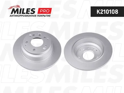 MILES K210108 Диск тормозной Honda legend 88-SHUTTLE 94-04 задний D=282мм.