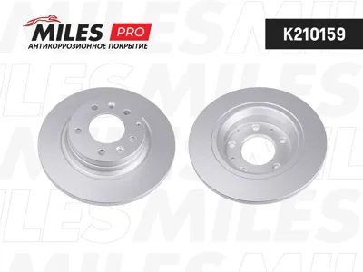 MILES K210159 Диск тормозной (серия PRO с антикоррозионным покрытием) Mazda 6 07MX-5 08 Mazda 323 0104 Mazda 626 9902 задний