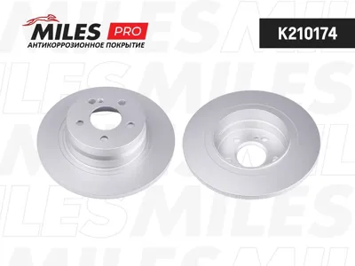 MILES K210174 Диск тормозной Mercedes W204 180-300 07- задний D=300мм.