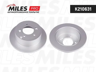 MILES K210631 Диск тормозной Hyundai Sonata (NF) Tucson 04- Kia Sportage 04- задний D=262мм.