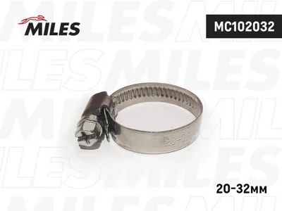 MILES MC102032 Хомут 20-329 мм, червячный, нерж.