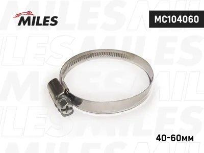 MILES MC104060 Хомут 40-609 мм, червячный, нерж.