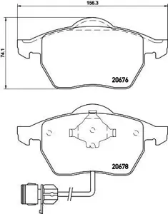 MINTEX MDB1531 Колодки торм. 4 шт