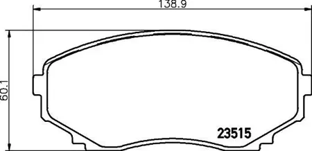 MINTEX MDB1830 Колодки торм.
