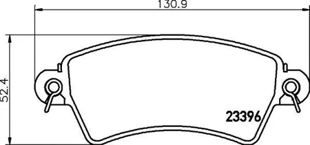 MINTEX MDB2012 Колодки торм.передние XSARA (N1) XSARA Break (N2) XSARA Coupe (N0) XSARA Estate (N2) 20