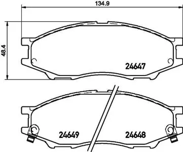 MINTEX MDB2755 Колодки торм.
