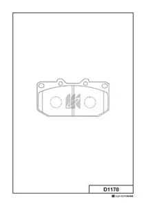 MK KASHIYAMA D1178 Колодки торм.передние