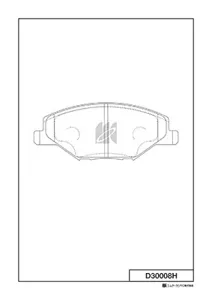 MK KASHIYAMA D30008H Колодки торм.передние D30008 Skoda Fabia 1.2, VW Polo RUS 1.6 12>