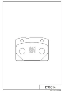 MK KASHIYAMA D30014 Колодки торм.передние