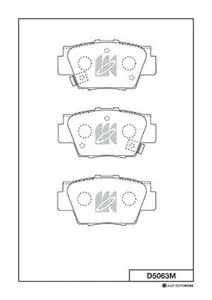 MK KASHIYAMA D5063M Колодки торм.задние