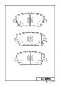 MK KASHIYAMA D5147MH Колодки торм.передние =1205 02 [45022SMGE01] Honda Cavic 1.3-1.82.2CDTi 06>