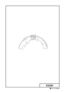 MK KASHIYAMA K3349 Колодки торм.барабанные Mazda Bongo E2000E2200, Kia Besta Pregio 2.52.7 02>