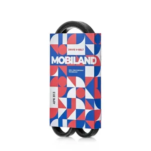 MOBILAND 501240813 Ремень 4PK813 (EPDM) Kia Rio II (JB), Hyundai Accent III седан (MC), Getz (TB), Suzuki Grand