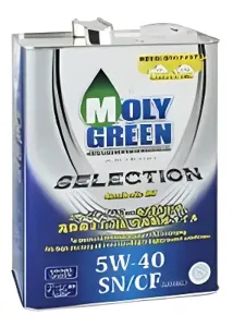 MOLY GREEN 0470089 Масло моторное синт. MOLYGREEN SELECTION 5W40 SNCF 4л