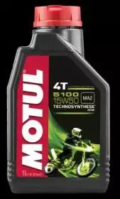 MOTUL 104080 Масло моторное для 4-х тактных двигателей 5100 ESTER 4T 15W50 псинт.1л