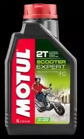 MOTUL 105880 Масло моторное для 2-х тактных двигателей MOTUL SCOOTER EXPERT 2T п/синт.1л