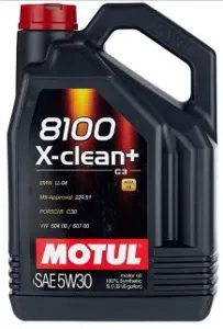 MOTUL 111684 Масло моторное 8100 5W30 X-Clean+ VN C3, SMCF 5л =106377