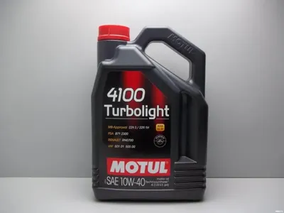 MOTUL 112933 Масло моторное Motul 10w40 Turbolight 4100 4л